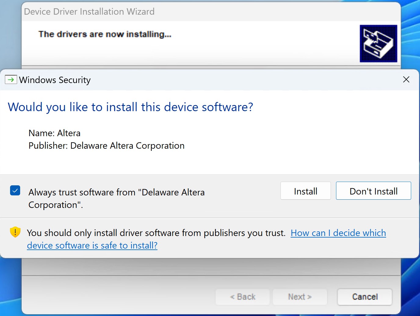 Driver Setup Image 2