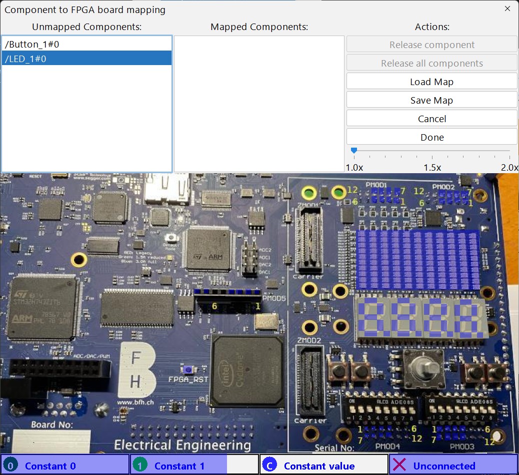 Logisim Component Mapping 2